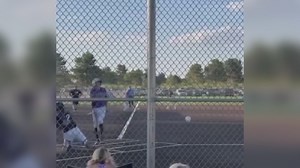Odessa youth baseball player hit in the face during at bat