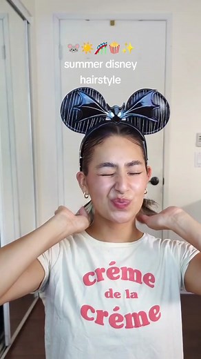 Disney World Hairstyles with Minnie Ears Tutorial