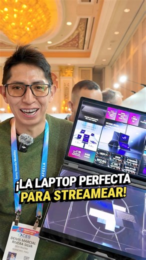 Esta es la laptop con doble pantalla más potente del mercado y se acaba de presentar en CES 2026. Damas y caballeros la ROG Zephyrus Duo 🔥. #CES2026 #Laptop #laptopgaming #laptopuniversidad #laptopasus | Deiv Rivera