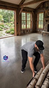 Transforming Logs Floor epoxy #floor | Visual Spaces Lab
