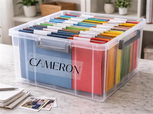 Custom Clear Memory Box Labels | Personalized Keepsake Labels | Transparent File Organizer Labels | Storage Bin Labels - Etsy