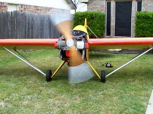 Subaru powered minimax aircraft engine run