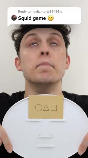 SQUID GAME PINK SOLDIERS FACE MASK #shorts