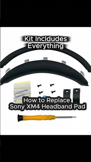 Repair Sony WH-1000XM4 XM4 Headband Pad Cushion Part Headphones #sonyheadphones #repair #fix #diy