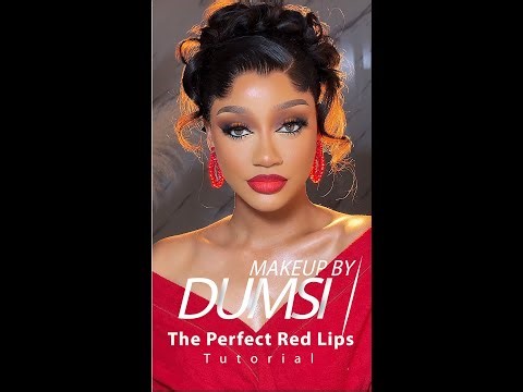 How to create the perfect Red Lips. Dumsi Professional Makeup Class.