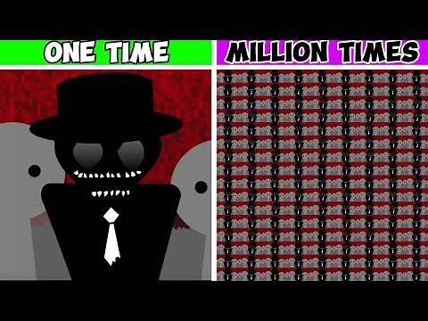 Incredibox Sprunki Retake but Sprunki BLACK’s Sound In A Million Times | Normal vs Horror Style