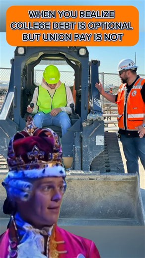 LIUNA on Instagram: "Turns out there is more than one way to make a good living. #Union careers offer strong pay, benefits, and stability, without drowning in #studentdebt. #americandream 😎 . . . . . . . . . . . . #unionlife #Union #1u #BlueCollar #unionjobs #Construction #tradesman #unionmoney #unionstrong #uniongang #uniontok #unionize #laborersrising #bluecollarboys #bluecollarlife #bluecollarbabe #bluecollarwife #bluecollarmen #bluecollarwomen #solidarity #money #betterinaunion #facts #hami