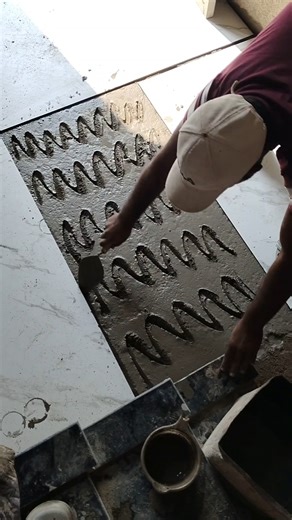 Beautiful Flower Design Using 2×4 Tiles | Full Fitting Process