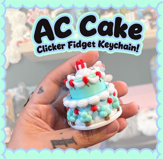 AC Cake Clicker Keychain~! - Etsy