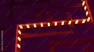 The word Truth appearing at the exit of path through labyrinth. 3D render