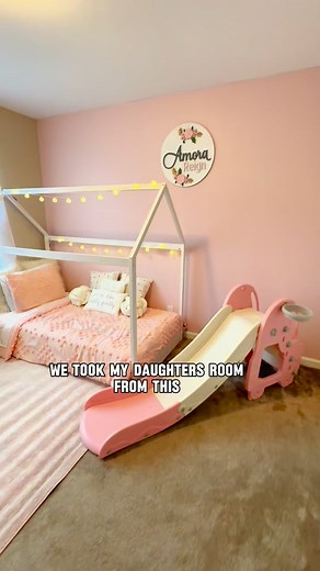 10K views · 483 reactions | My Daughter @amora.reign princess room makeover!  #roommakeover #princess #pink #bows #girlmom #decor #newbuild #newroom #girlsroom #bedroommakeover #kidsroom #girlsbedroom #bowtrend #pinkroom #toddlerroom #princessvibes #kidsroominspo #kidsroomdecor #pinkbedroom #biggirlbed #pinkbed | Risha Sales | Facebook