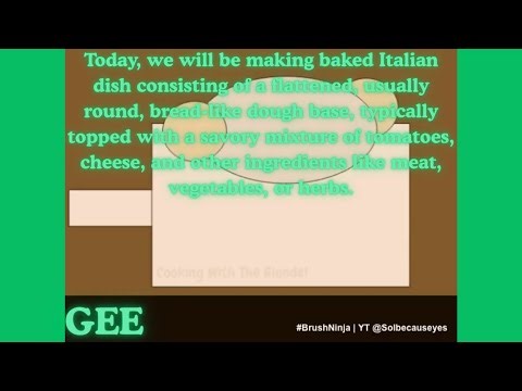 How Two make a Pizza! (Brush Ninja)