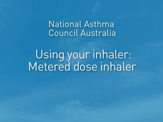 Using Your Inhaler - Standard Metered Dose Inhaler (Puffer)
