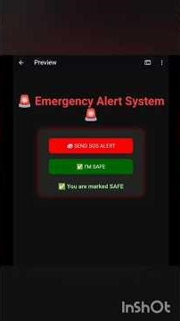 Emergency alert system(HTML Css Javascript). #htmltags #html #javascript #css #js #coding #code