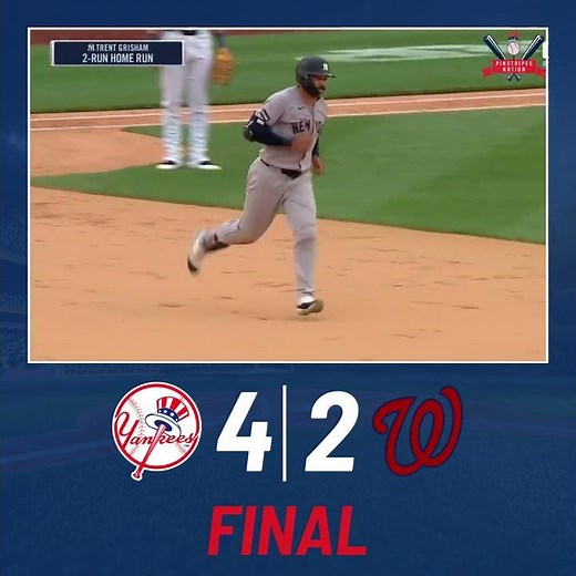 LATE COMEBACK! 🔥 | Yankees Rally Past Nationals 4-2 | Full Highlights