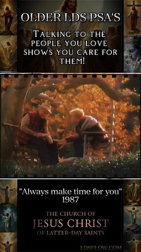 24 reactions | "Always make time for you" 1987 - An LDS PSA Talking...