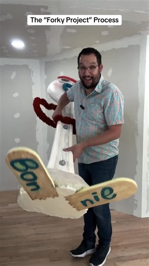 Mat Doughty on Instagram: "A lot of you weren’t here for this one, so here’s the Forky sprayfoam project in a nutshell! 🥜😂 Share/repost to help me out… and hit that Follow button for crafts, laughs, sprayfoam creations & more! #disneyfanart #sprayfoam #diyprojects #crafts #artsandcrafts #diy #instacrafts #sprayfoamcrafts #forky #disney #pixar #toystory #staycrafty"