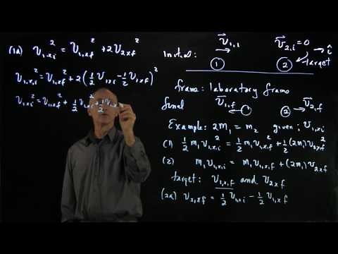 27.1 Worked Example: Elastic 1D Collision
