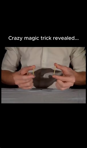 Simple match stick magic trick revealed