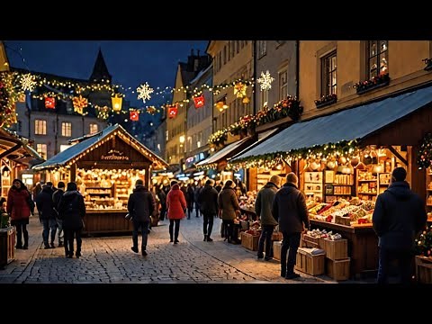Rotterdam's Netherlands Christmas Market:A Magical Experience 4K Walk 🚶‍♂️🎅 ✨️ 2024 🎄🌟