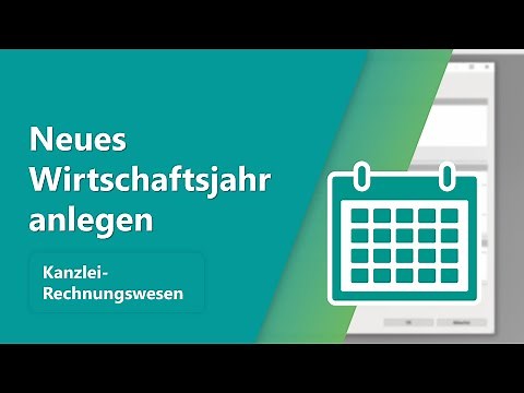 Neues Wirtschaftsjahr anlegen