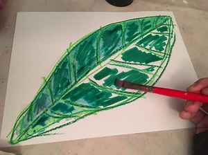 3-D Artwork inspired by Eric Carle's "A Very Grouchy Ladybug"