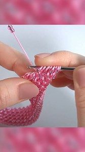 4.2K views · 150 reactions | Yarn 100% cotton, yardage 169 meters in 50 grams, hook 1.4 mm or 2.0 mm. Beads d= 0.25-0.35 cm, large and uneven. Tutorial 264/4 vsh #crochet #tape #elenarugalstudio | All Crochet Ideas | Facebook