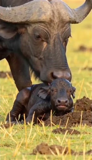 Amazing fact of buffalo baby😲