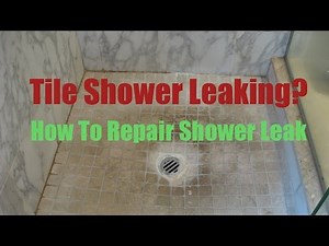 Custom Tile Shower Floor Leak Repair MA RI