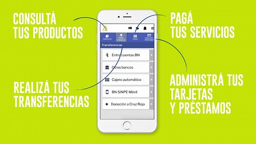 Aquí te enseñamos todo lo que podés hacer desde la app BN Móvil. Descargala en las tiendas oficiales y hacé todos tus trámites más simples. ¡BN Móvil, es música para tus oídos! | Banco Nacional