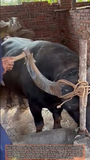 Effective Horn Treatment and Preventive Health Practices for Cattle