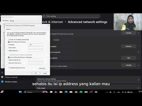 tutorial membuat ip addres