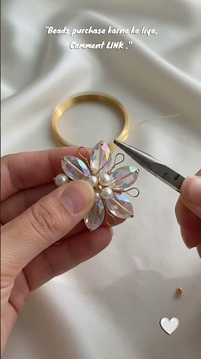 How to Make an Elegant Crystal & Pearl Bracelet | Step-by-Step Tutorial DIY | Handmade Beaded