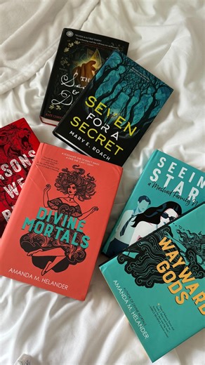 11K views · 196 reactions | So excited to be working with @disneybooks and @letstalkya in this dream come true! We’re getting everything from romantasy to contemporary romance and I cannot wait to read and love them all! Thank you to the team at Disney publishing for making my reading even more exciting! #sponsored #books #disney #seeingstars #waywardgods #sevenforasecret #divinemortals #thesacredandthedivine #reasonswebreak | Rebeca Reads | Facebook