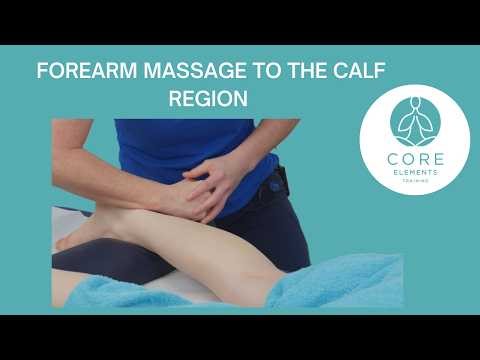 Forearm Massage to calf region - #massage techniques