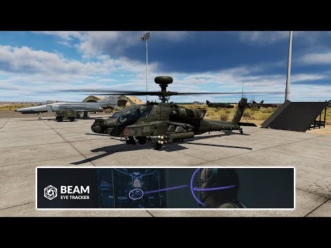 DCS World Apache Chilling, Beam Eye Tracker Beta Test