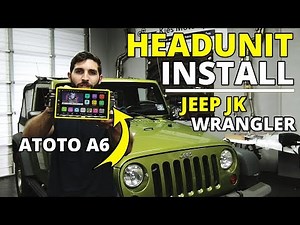 How to Install Android Head Unit ATOTO A6 Pro Jeep Wrangler JK 2007-2018 with Infinity sound system