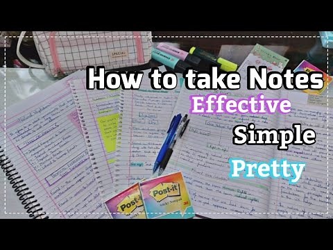 ✿How I take notes | Materials I use +Effective & Simple✿ Pragati Shreya 💕
