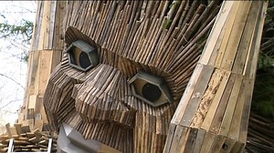 Massive Wooden Trolls Now Protect Seeds at Coastal Maine Botanical Gardens
