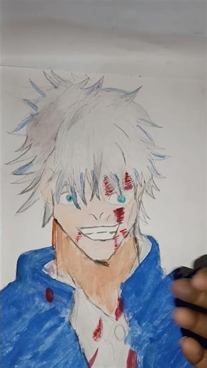 Drawing Saturo Gojo Logo