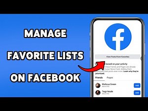 How To Manage Favorite Lists On Facebook | Customize Your Facebook Feed 2025