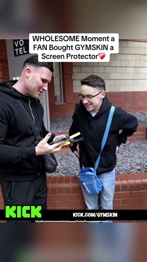 WHOLESOME Moment A FAN Bought Gymskin A Screen Protector❤️‍🩹 #gymskin