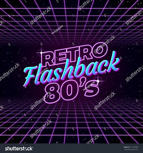 Synthwave Retro Design Synth Space Vector Stock Vector (Royalty Free) 712769080 | Shutterstock