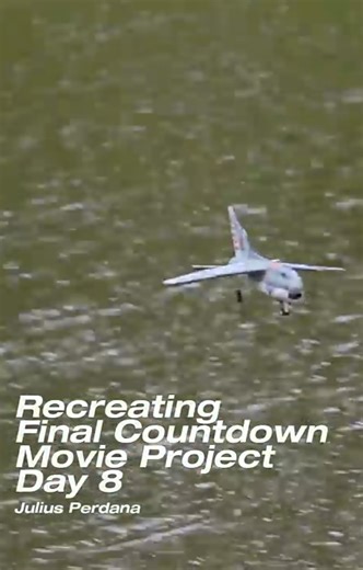 Recreating Final Countdown Movie in 1/48 Scale Project Shooting