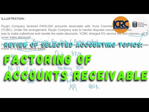 Review of Selected Accounting Topics: Factoring of Accounts Receivable