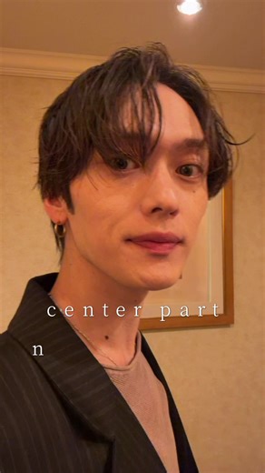 Men's Center Part Hairstyle Tips