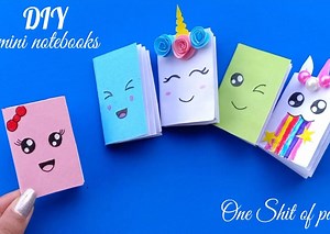 نحوه ساخت دفترچه های کوچک و جذاب برای استفاده در مدرسه!