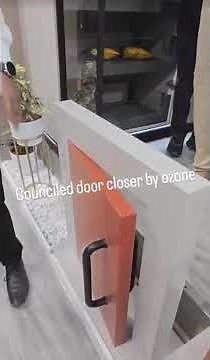 Self-Closing Hydraulic mechanism #doorcloser #doorhardware #ozone