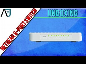 Unboxing: Netgear GS608 8-Port Gigabit Ethernet Switch 1000