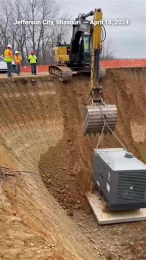 Refined Professional Prompt — Ultra-Realistic | Single Scene | Fixed Camera | Vertical 9:16 Ultra-realistic vertical video (9:16), optimized for TikTok and YouTube Shorts. One continuous, uncut shot filmed from a completely fixed camera position, resembling handheld phone footage placed on a tripod at a safe distance. Natural lighting, late afternoon, overcast sky. No cinematic effects, no slow motion, no dramatic music—pure raw realism. The scene takes place at a rural construction site in Jeff